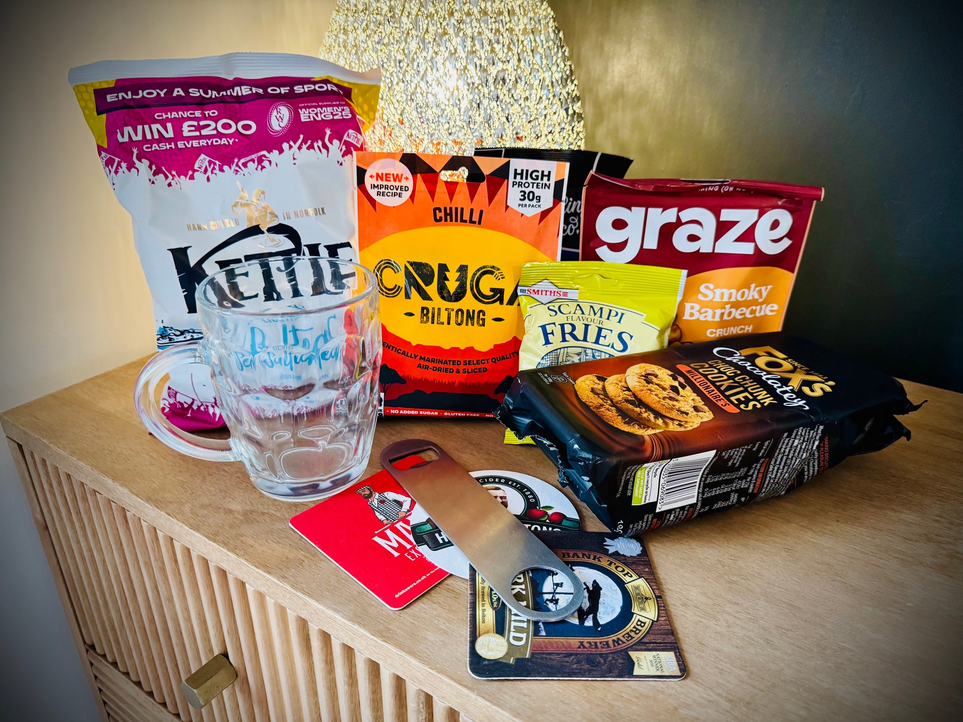 Snacks and Chill Birthday Gift Box with Handwritten Card £30