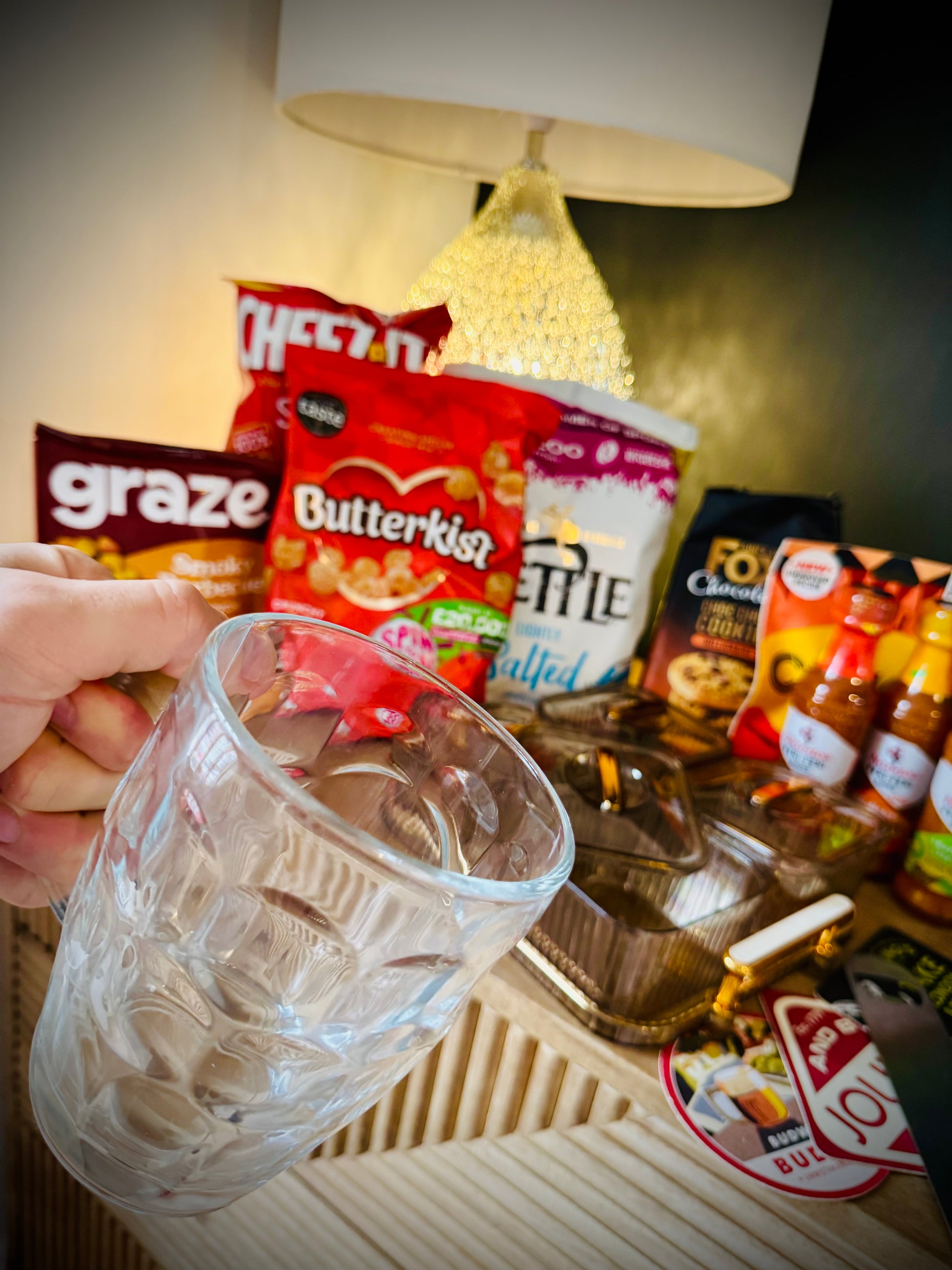 Snacks and Chill for him gift box with handwritten Card £50
